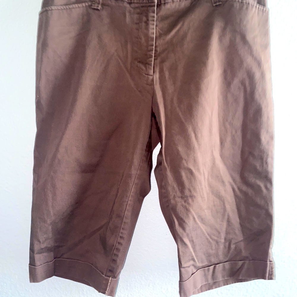 Karen Kane brown shorts sz 12